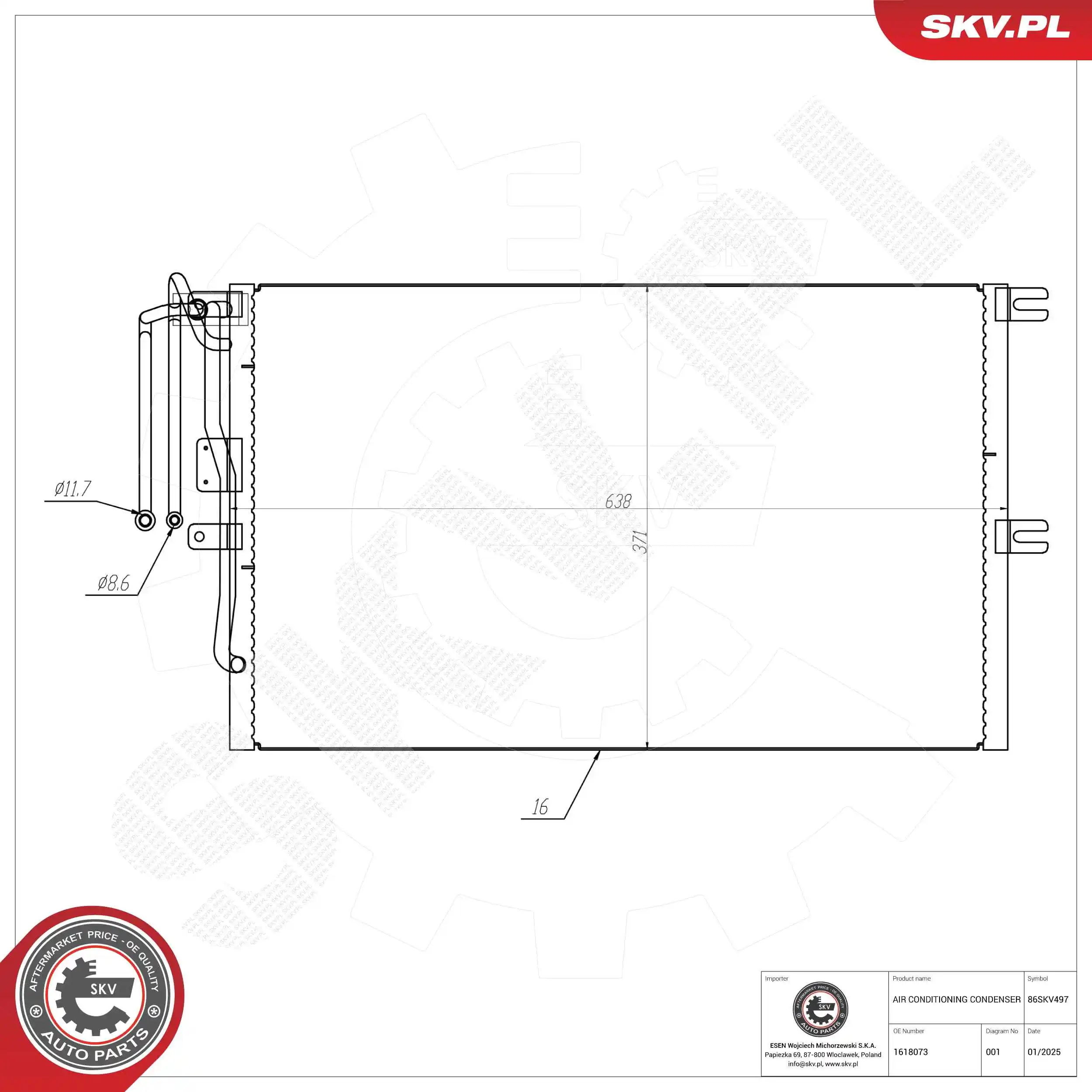 Condenser, air conditioning